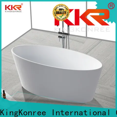 KingKonree durable artificial stone bathtub manufacturer for shower room 1