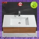 elegant bathroom basin and cupboard design for motel 1