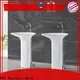 KingKonree resin pedestal wash basin manufacturer for hotel 1