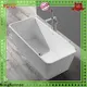 KingKonree white rectangular freestanding bathtub ODM for shower room 1