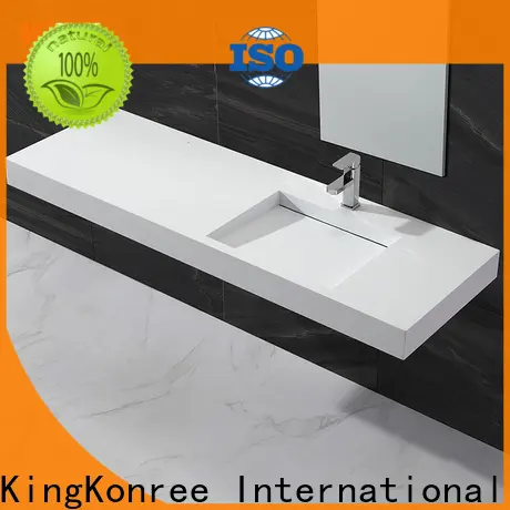 KingKonree solid 24 wall mount sink manufacturer for bathroom 1