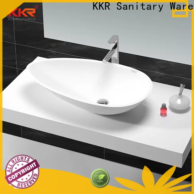 KingKonree durable vanity wash basin cheap sample for hotel 1