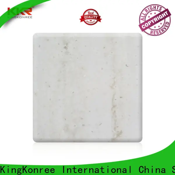 KingKonree white solid surface sheets for sale directly sale for room 1