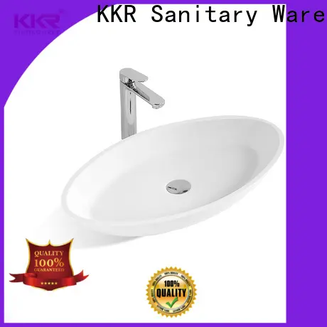 KingKonree sanitary ware above counter vanity basin customized for hotel 1