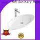 KingKonree sanitary ware above counter vanity basin customized for hotel 1