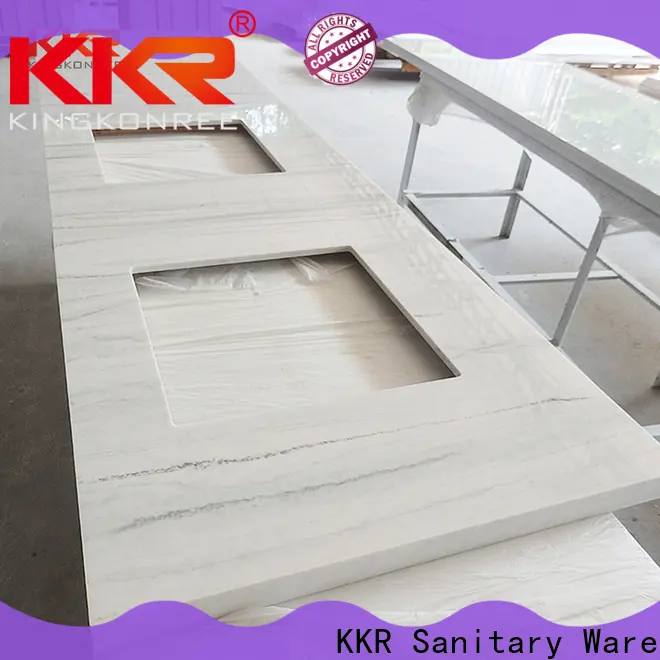 rectangle bathroom countertop replacement customized for motel 1