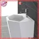 KingKonree standard pedestal wash basin customized for motel 1