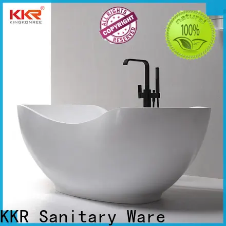 KingKonree overflow stone resin bath supplier for shower room 1