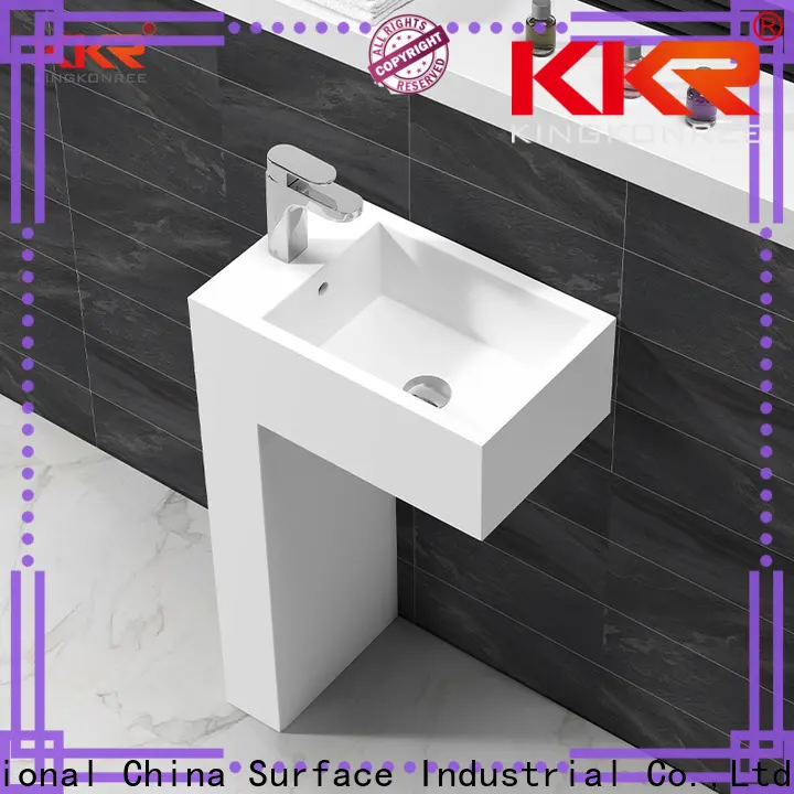 KingKonree soid wash hand basin supplier for hotel 1