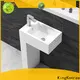 KingKonree artificial freestanding basin factory price for hotel 1