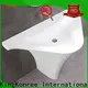 marble solid surface sink manufacturer for bathroom 1
