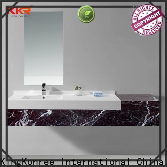 KingKonree rectangle basin and cabinet design for toilet 1