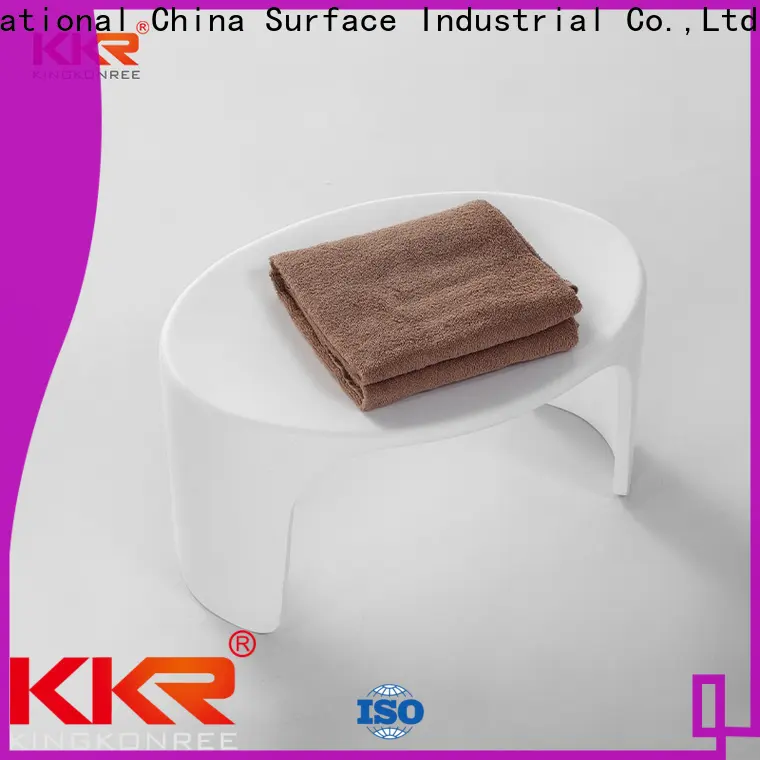 soild white shower stool supplier for home 1