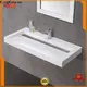 rectangle solid surface basin highly-rated for family 1