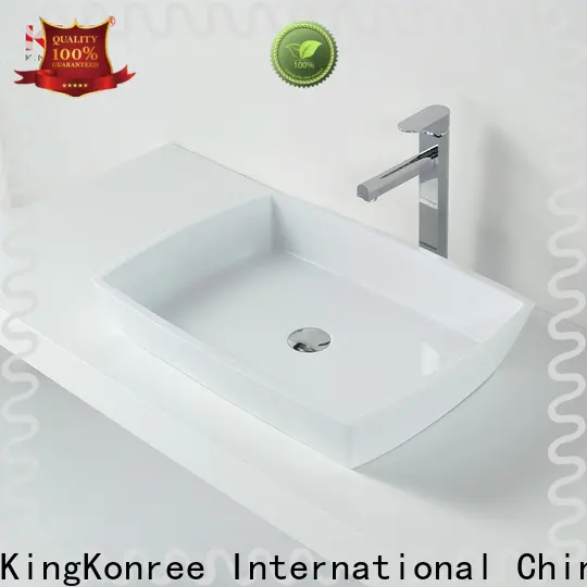 KingKonree solid surface basin top-brand for shower room3 1