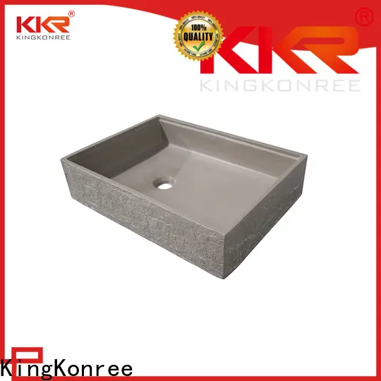 KingKonree thermoforming above counter basins customized for hotel 1