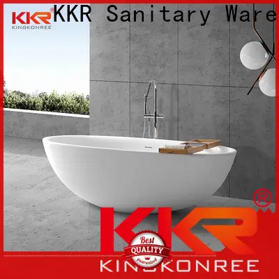 KingKonree hot selling round freestanding bathtub at discount for hotel 1