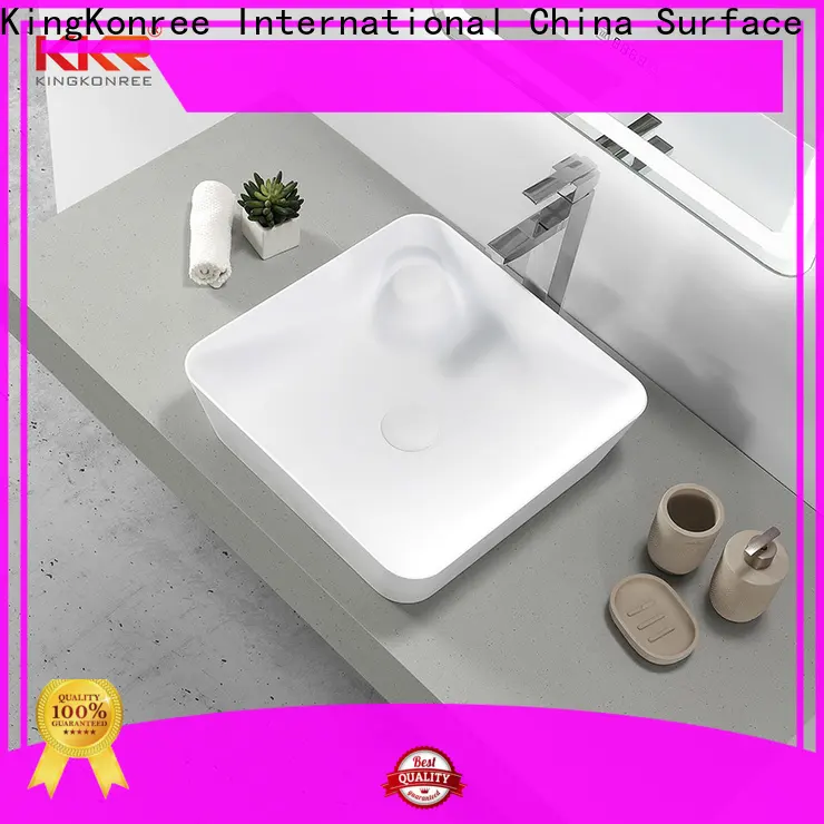 KingKonree top mount bathroom sink at discount for room 1