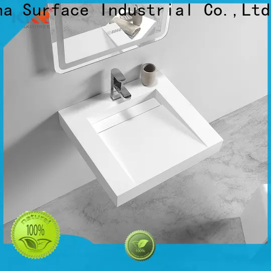 KingKonree length wall mount vessel sink design for bathroom 1