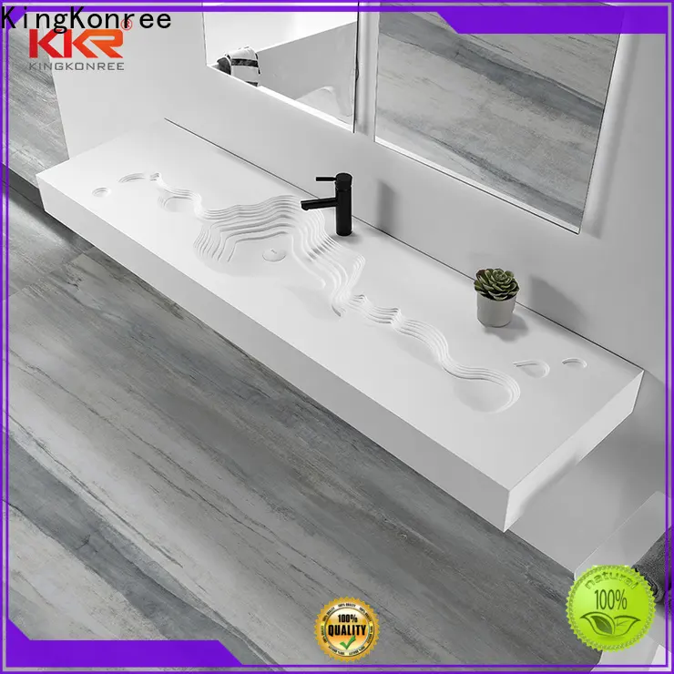 KingKonree luxury small wall mounted basin design for hotel 1