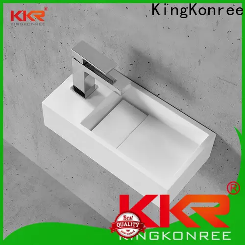 KingKonree texture narrow wall mount sink sink for home 1