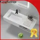 KingKonree 6mm modern wall hung sink customized for bathroom 1
