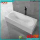 KingKonree black freestanding soaking tub at discount for bathroom 1