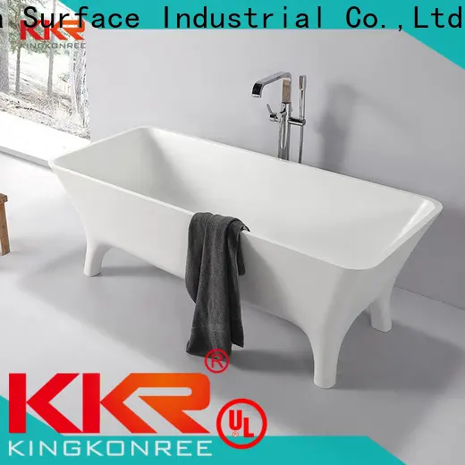 KingKonree matt rectangular freestanding bathtub supplier for hotel 1