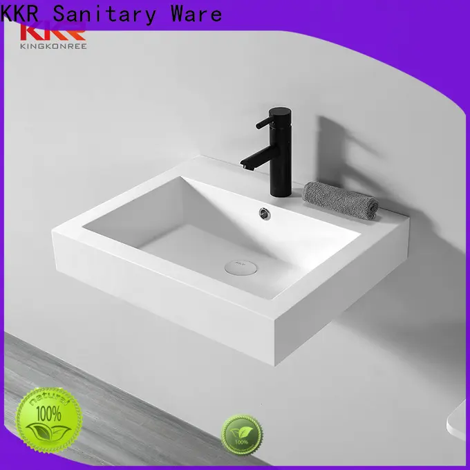 KingKonree highend wall hung basin 450mm manufacturer for bathroom 1