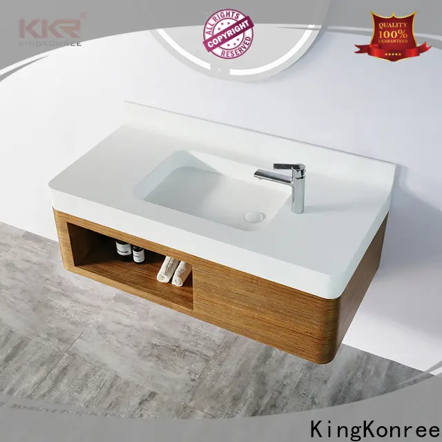 KingKonree sink and cabinet combo latest design for hotel 1