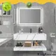 KingKonree fancy rectangular wall hung basin sink for toilet 1