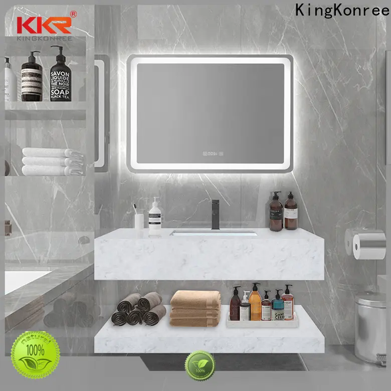 KingKonree slope round wall hung basin supplier for hotel 1