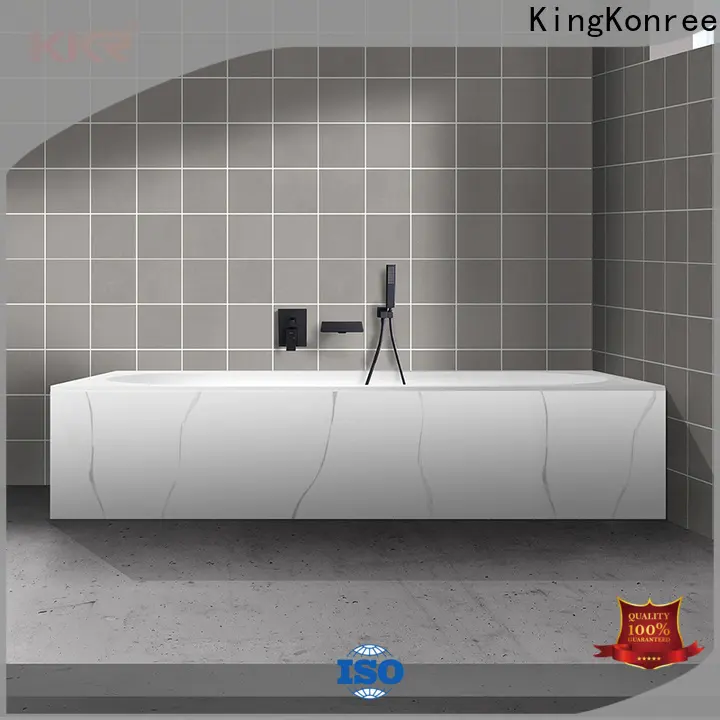 KingKonree hot-sale round bathtub custom for family decoration 1