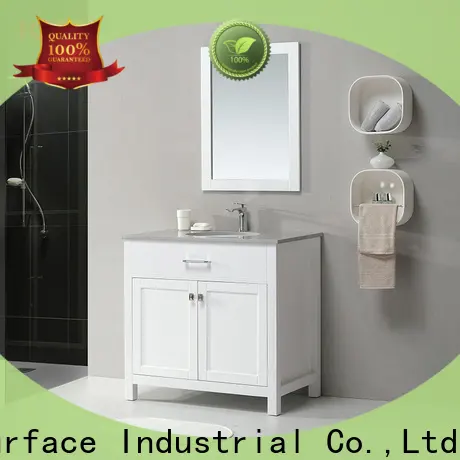 KingKonree stable basin with cabinet customized for motel 1
