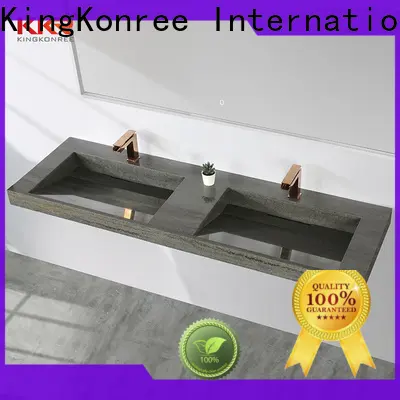 KingKonree pedestal sink wall bracket sink for toilet 1