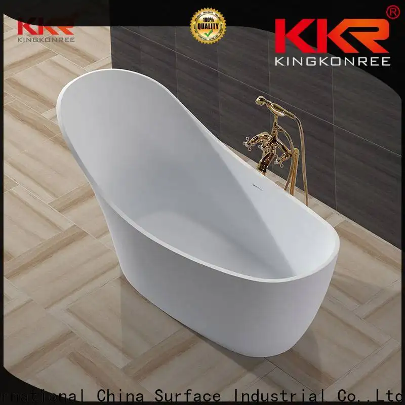 KingKonree practical freestanding soaking bathtub supplier for hotel 1