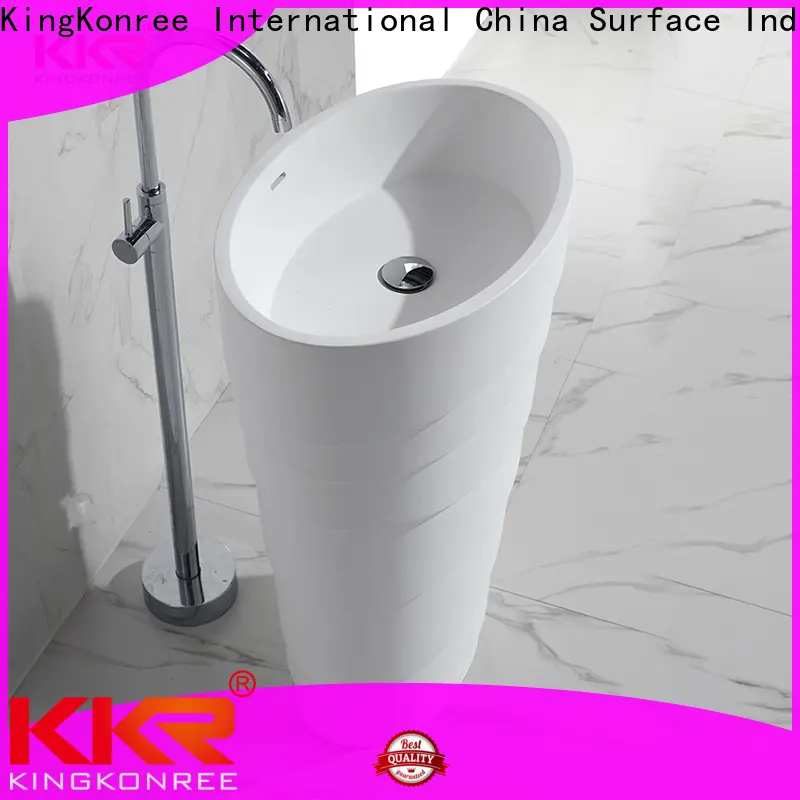 stable pedestal wash basin customized for home 1