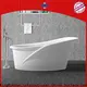 KingKonree white freestanding soaking bathtub OEM for family decoration 1
