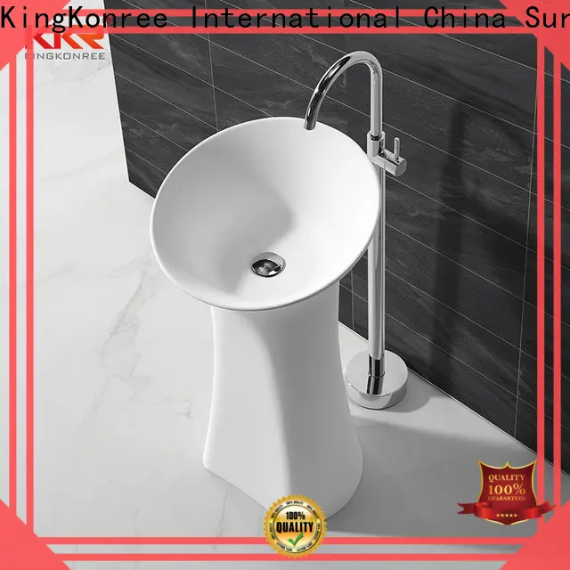 KingKonree floor standing basin factory price for motel1 1