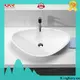 KingKonree white above counter vanity basin supplier for restaurant1 1