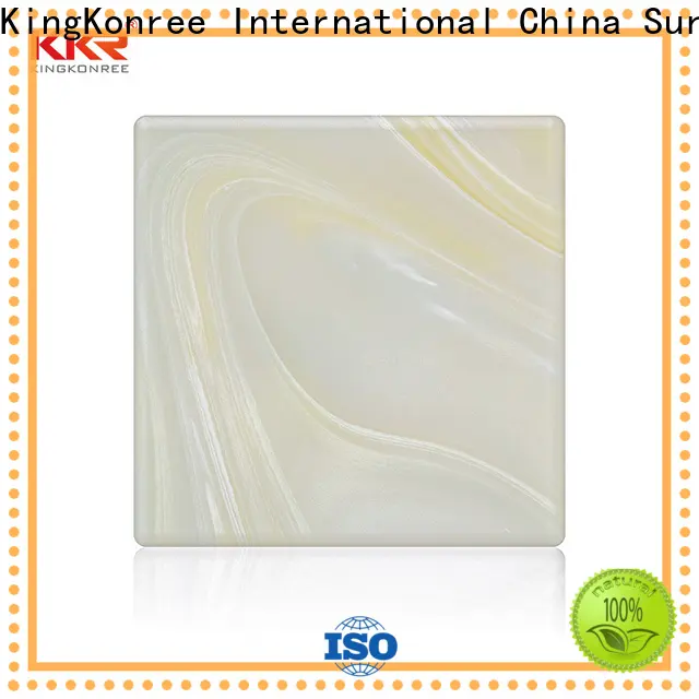 KingKonree solid surface sheets top brand for motel 1