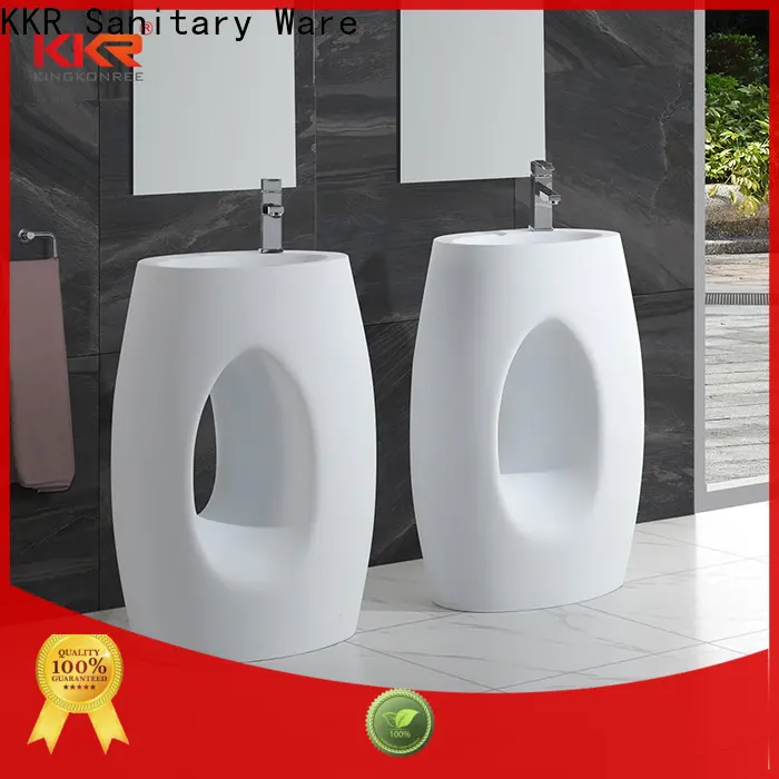 KingKonree rectangle freestanding bathroom basin manufacturer for motel 1