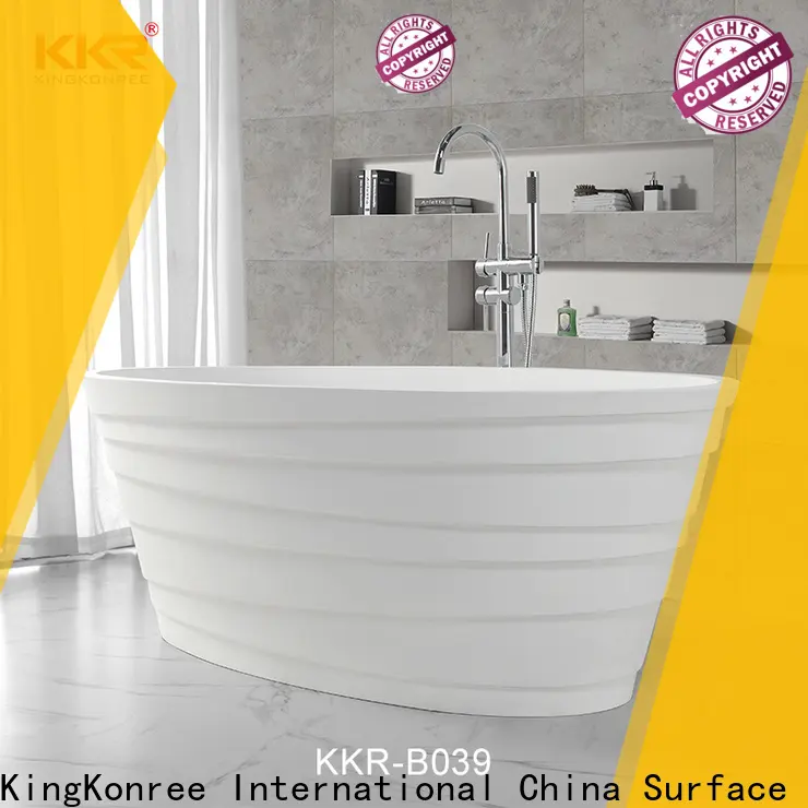 KingKonree modern freestanding tub manufacturer for hotel 1