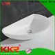 KingKonree durable top mount bathroom sink cheap sample for home 1