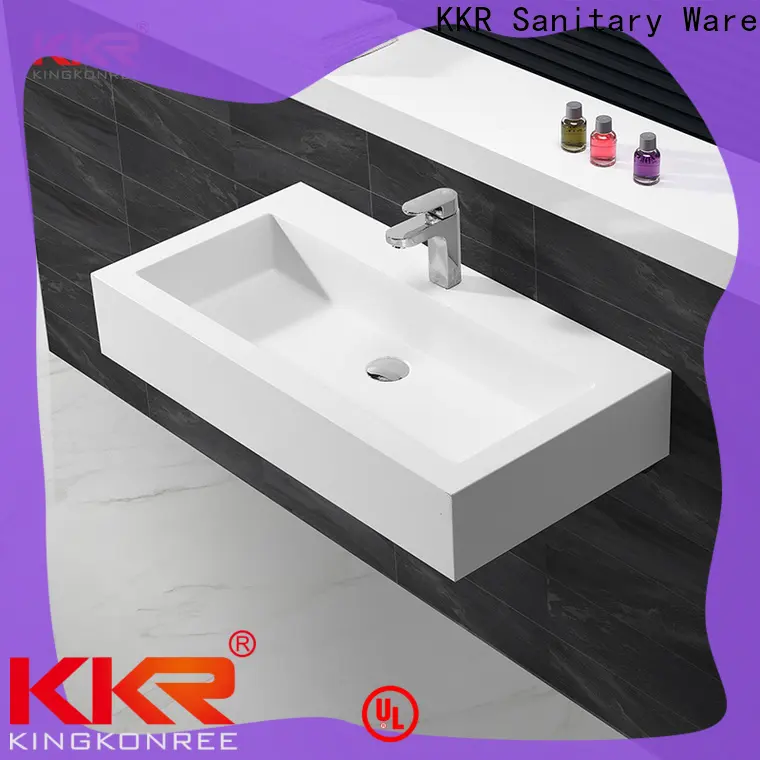 thin edge wall hung basin 600mm manufacturer for toilet 1