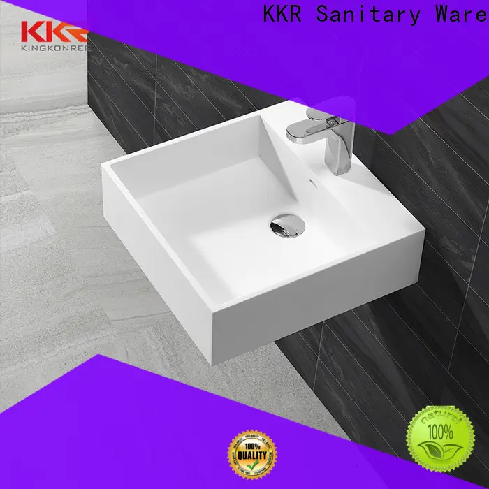 KingKonree moden round wall hung basin customized for home 1