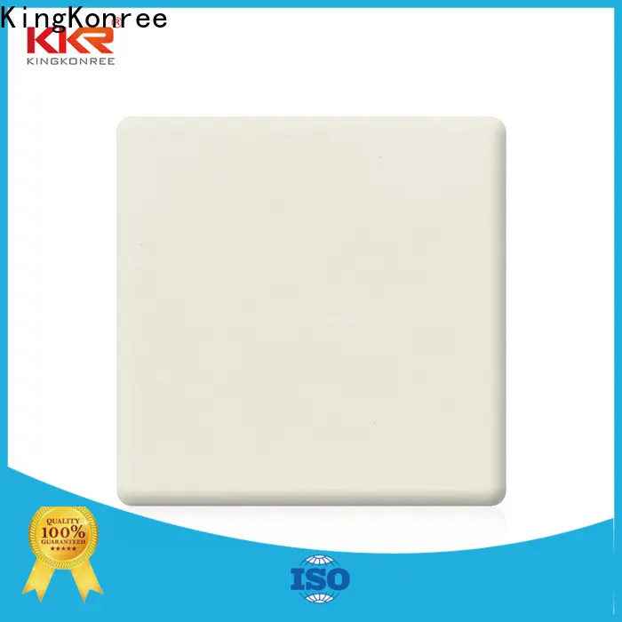 KingKonree white best solid surface countertops customized for restaurant 1