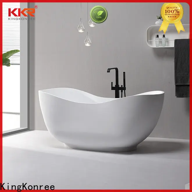 KingKonree bulk production solid surface freestanding tubs manufacturer for hotel 1