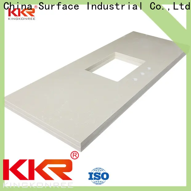 KingKonree white bathroom countertops latest design for hotel 1