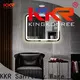 KingKonree led make up mirror customized design for hotel1 1